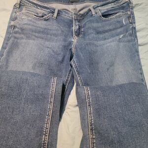 Silver Jeans Light Blue Straight Leg Women's Jeans